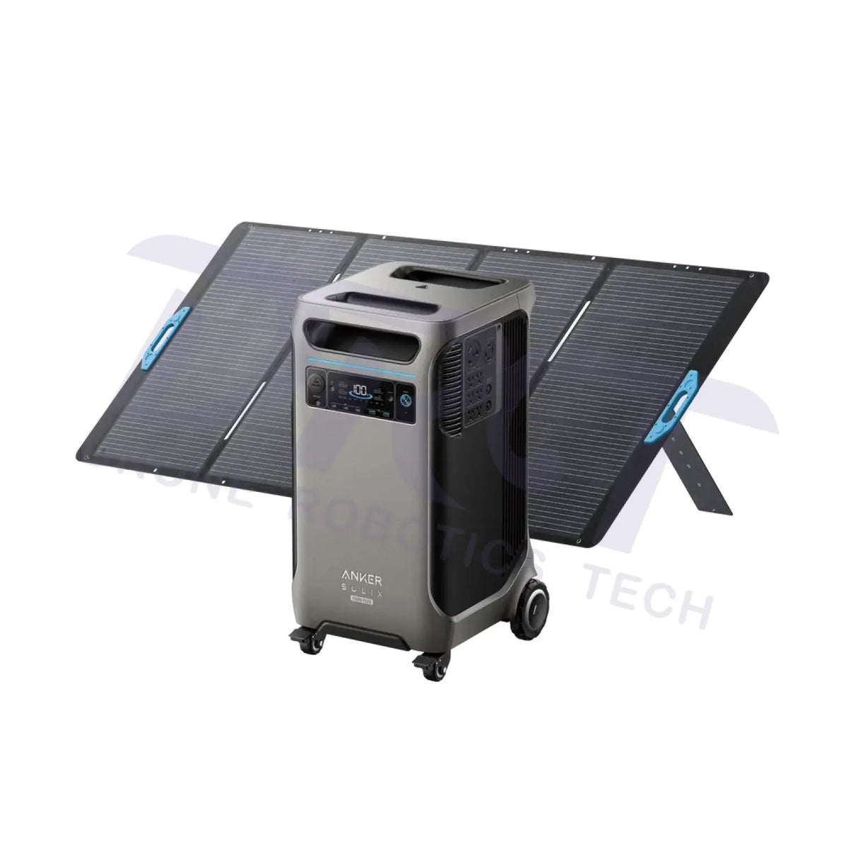 Anker SOLIX F3800 Plus Portable Power Station - 3,840Wh | 6,000W - F3800 Plus + PS400 Solar Kit - Portable Power