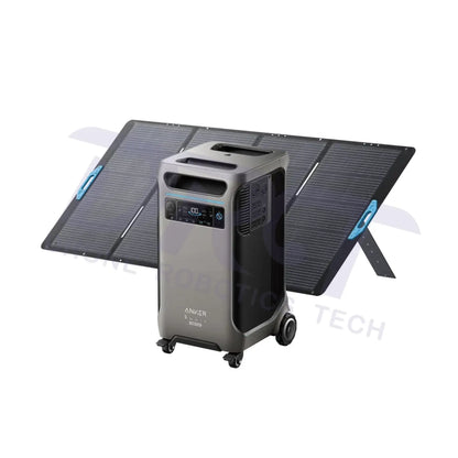 Anker SOLIX F3800 Plus Portable Power Station - 3,840Wh | 6,000W - F3800 Plus + PS400 Solar Kit - Portable Power