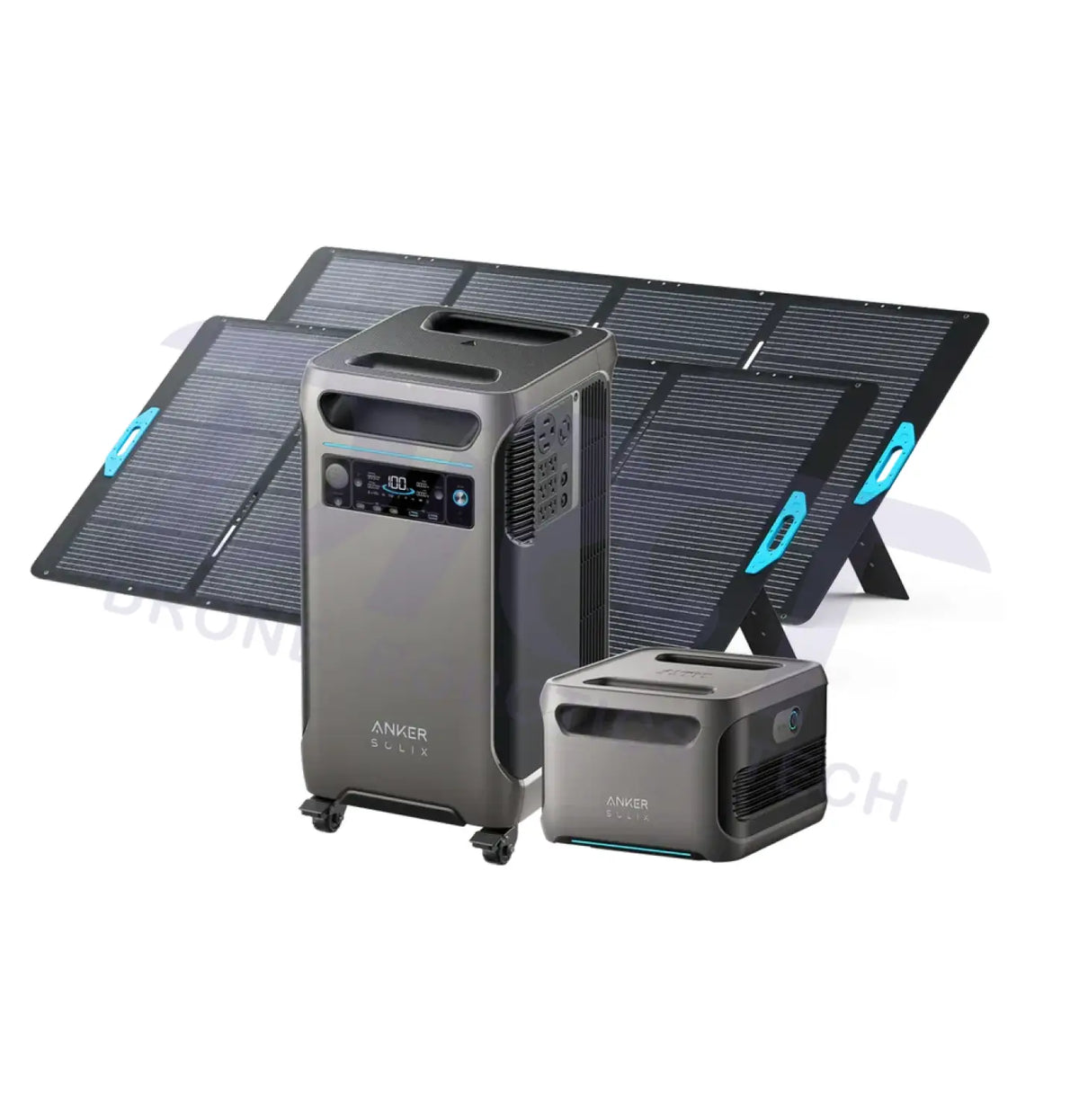 Anker SOLIX F3800 Portable Power Station - 3,840Wh | 6,000W LiFePO4 Battery - F3800 + BP3800 + 2× PS400 Ultimate Kit