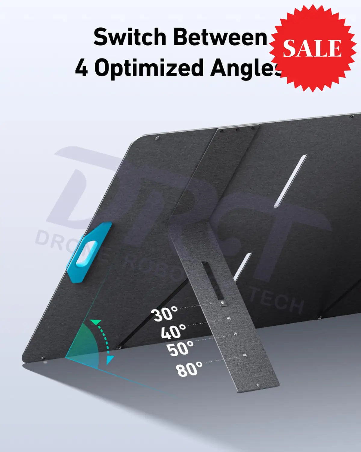 Anker SOLIX PS400 Portable Solar Panel-4 optimized angles