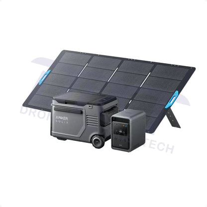 Anker SOLIX S2000 Portable Power Station ｜2010Wh 1500W - S2000 + EverFrost 2 40L Electric Cooler + 400W Portable Solar