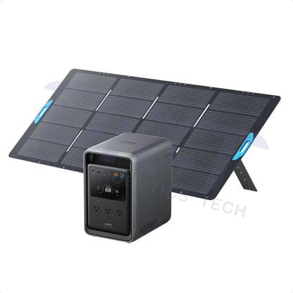 Anker SOLIX S2000 Portable Power Station ｜2010Wh 1500W - S2000 Solar Generator + 400W Portable Solar Panel - Portable