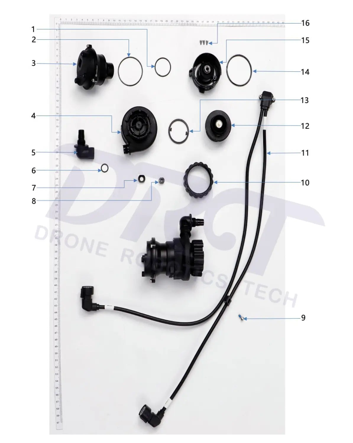 DJI Agras T100 /T70P Pump Full Set (Pump x2)