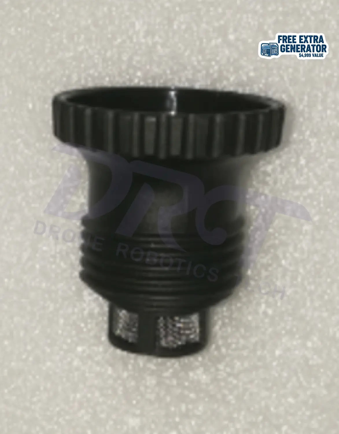 DJI Agras T20 Spray Tank Base Plug Port (Round Ridged Base)