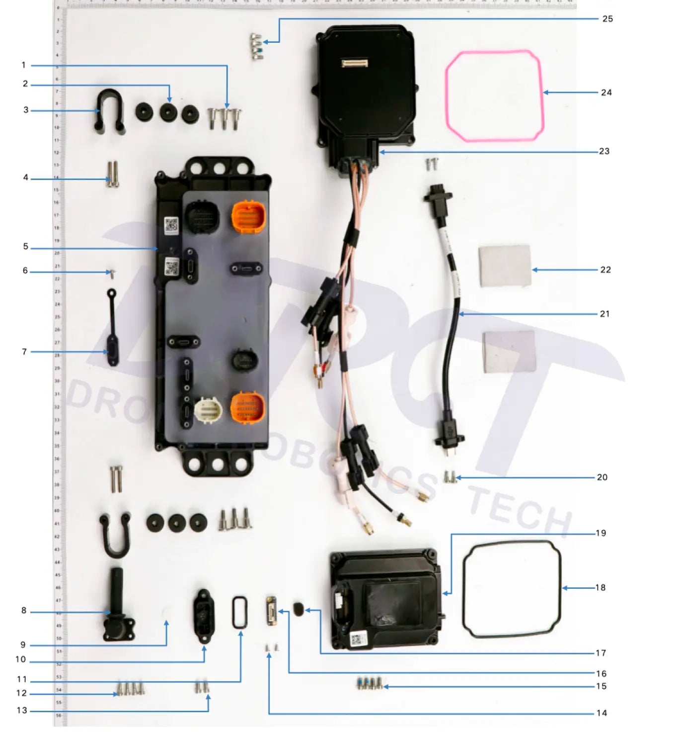 DJI Agras T25 Cable Distribution Module Kit - Parts