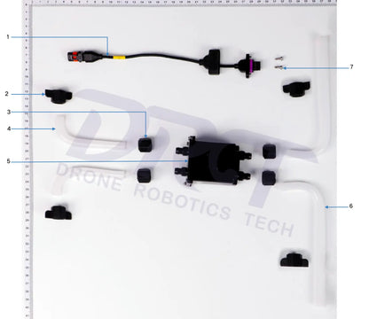 DJI Agras T25 Flow Meter Module Kit - Parts