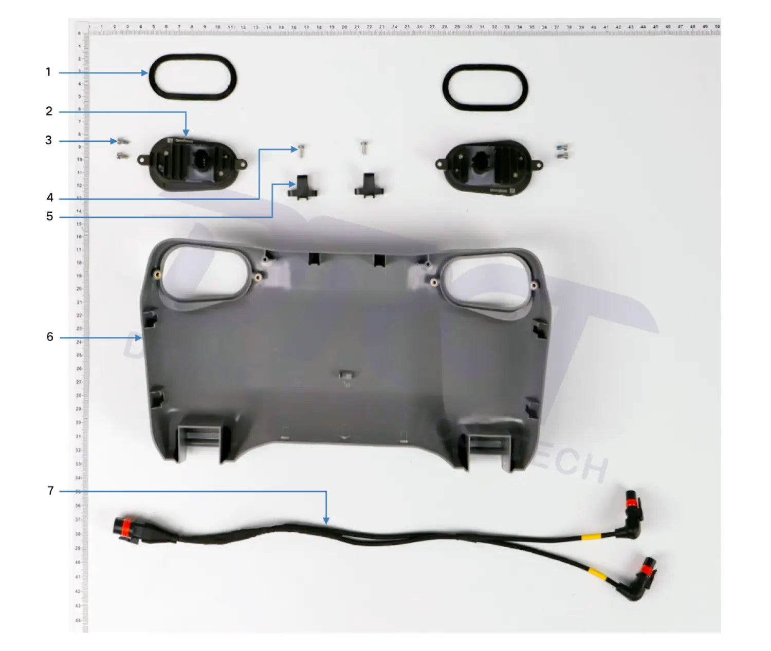 DJI Agras T50 Front Cover of Front Shell - Genuine DJI Part - YC.JG.ZS003386.06