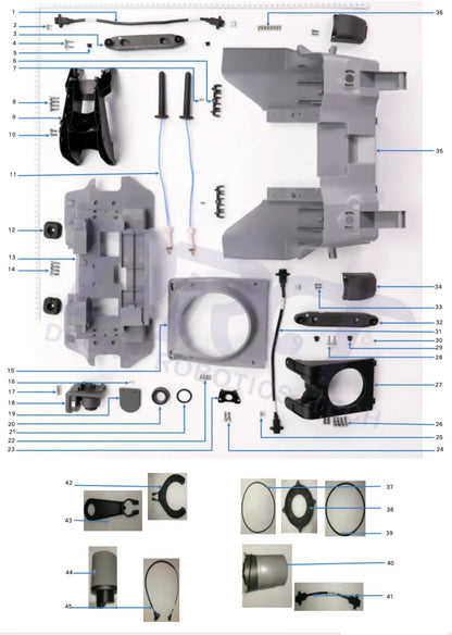 DJI Agras T25 Front Frame Kit - Parts