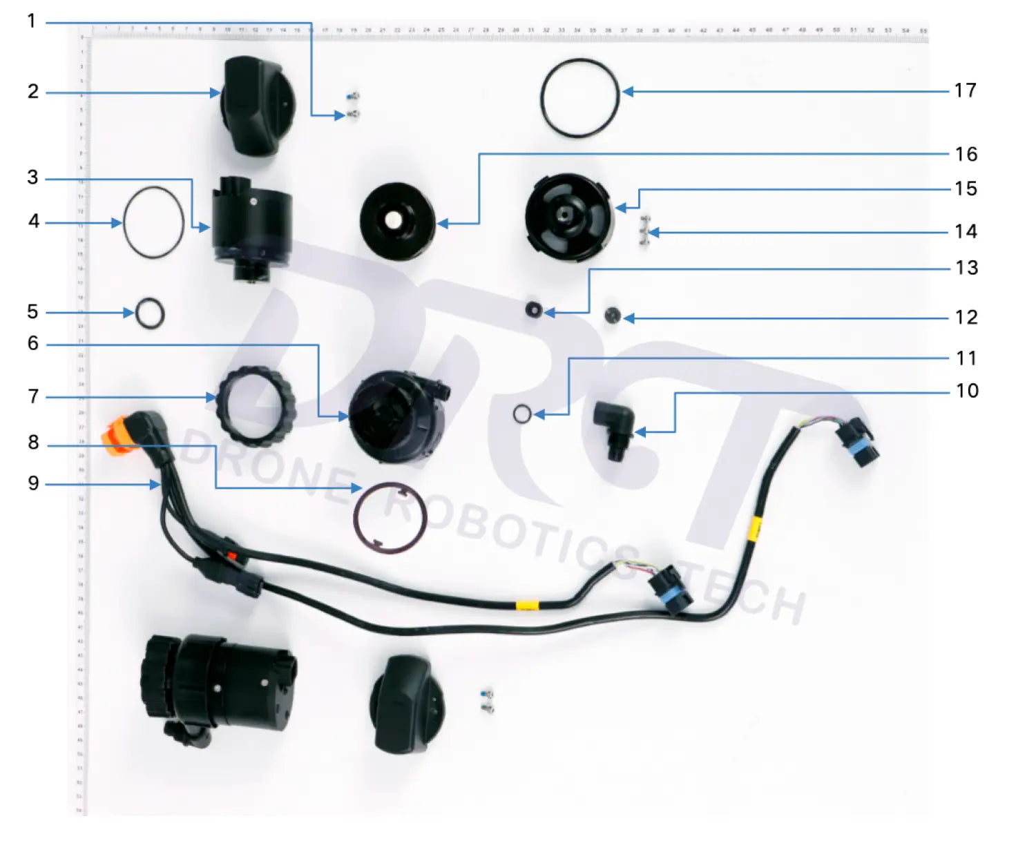 DJI Agras T25 Impeller Pump Kit - Parts