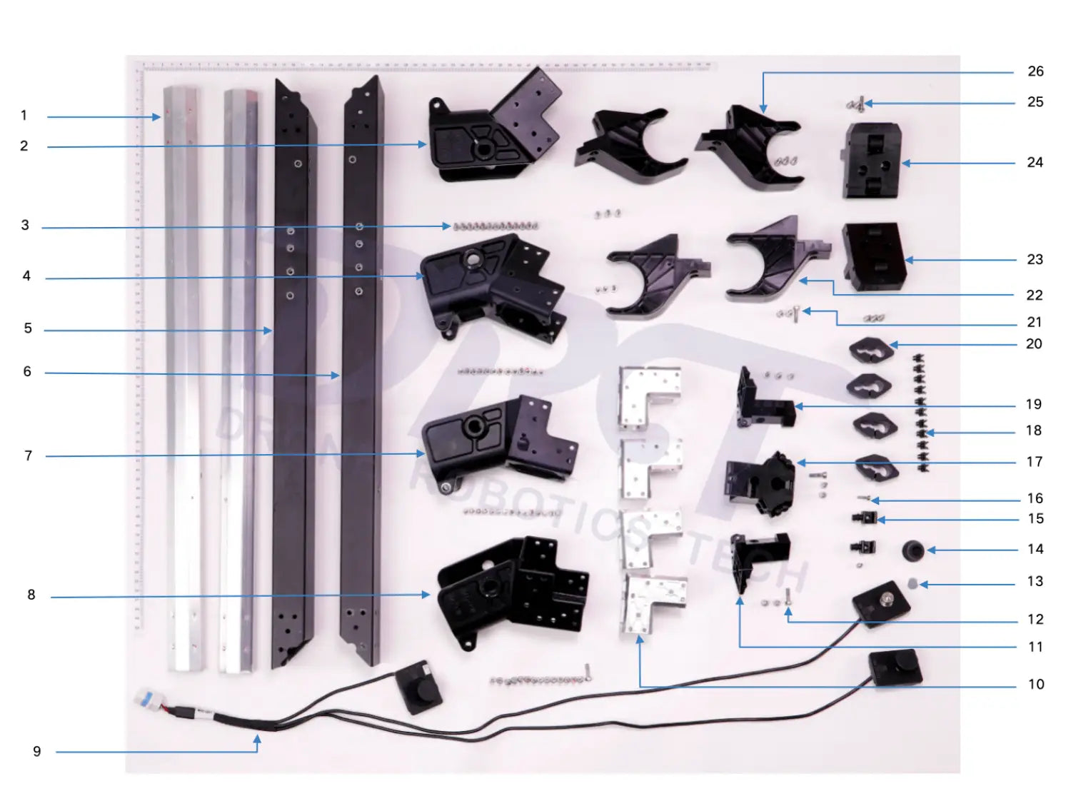 DJI Agras T40 Middle Frame Kit - Parts