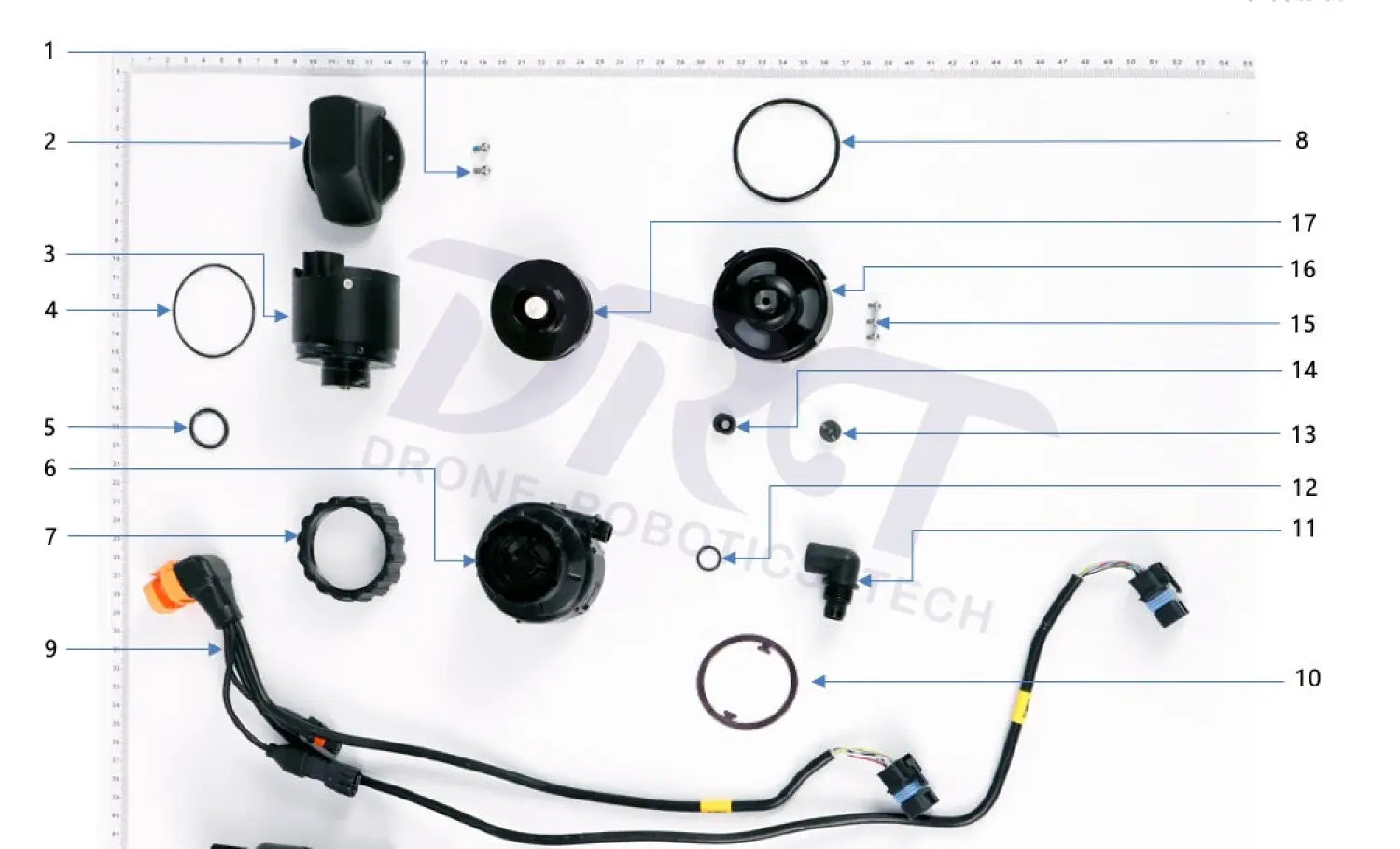 DJI Agras T50 Impeller Pump Full Set-Assembled - Parts
