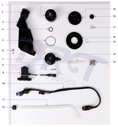 DJI Agras T50 Spray Rod Full Set (M3/M4 Rear)-Assembled - Parts