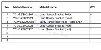 T40 Load Senor Bracket Kit - Parts