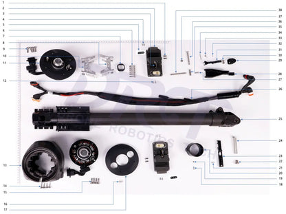 T50 M1 Arm Kit (Unassembled) - Parts