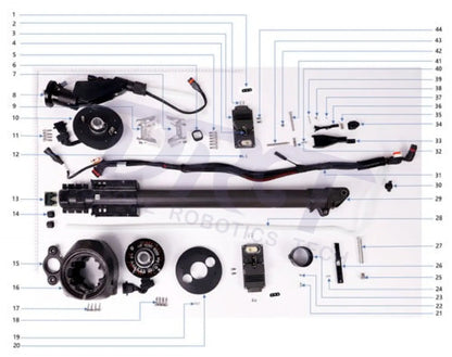 T50 M3 Arm Kit (Unassembled) - Parts