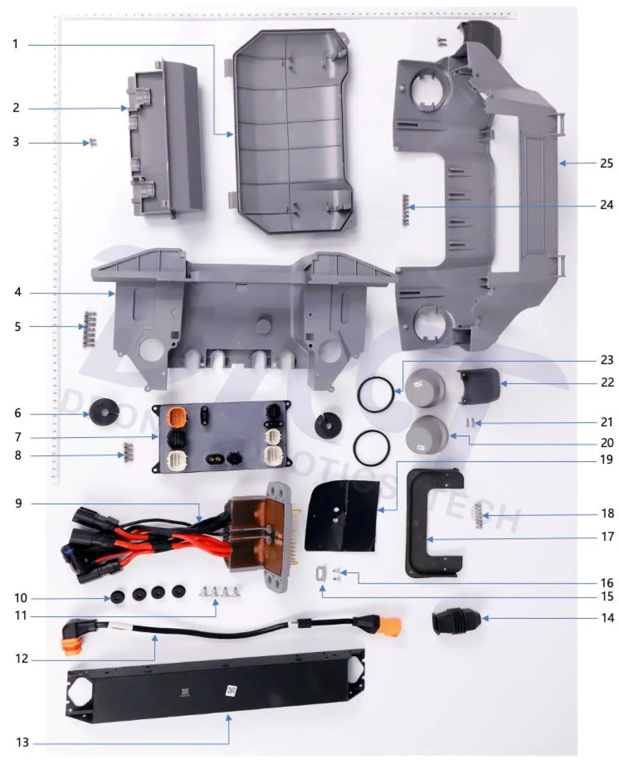 T50 Rear Frame Kit - Parts