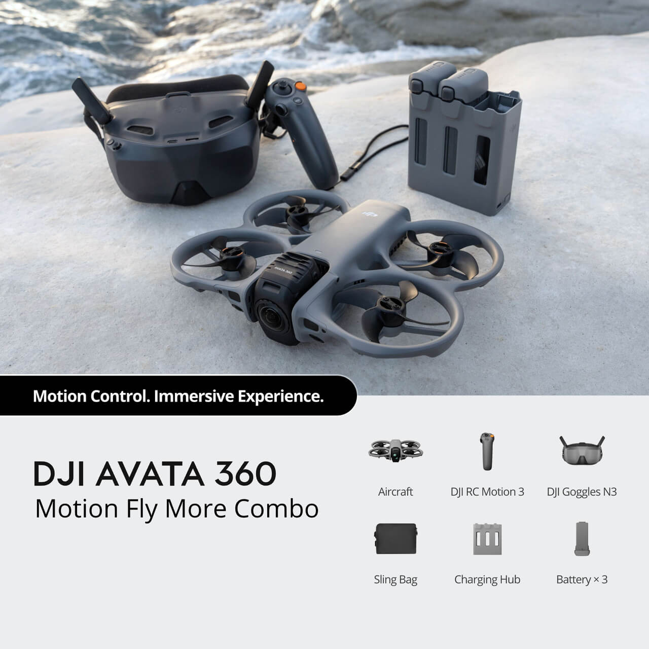 DJI Avata 360 Motion Fly More Combo（DJI Goggles 3）