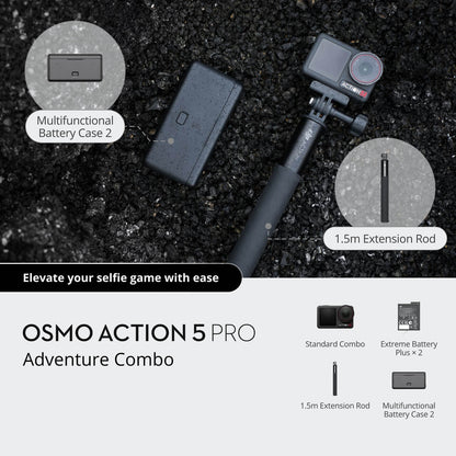 DJI Osmo Action 5 Pro Adventure Combo（US）
